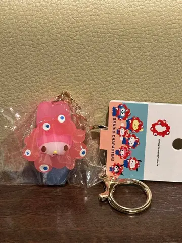 먀쿠먀쿠 산리오 키링 클리어 컬러 마이멜로디 만박