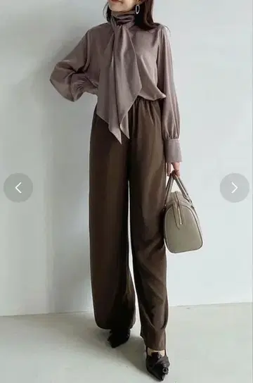 택 포함 새상품 anuans 아뉴앙스 이지 와이드 팬츠