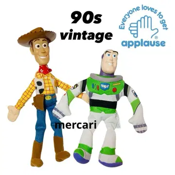 90년대 빈티지 applause 우디 & 버즈 소프트 비닐 봉제 인형