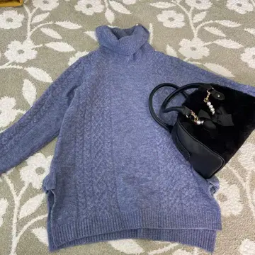 갤러리 비스콘티 세트 니트 퍼 백 핸드백