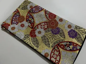 대특가!! 후리소데용 후쿠로 오비 칠보에 꽃무늬 208