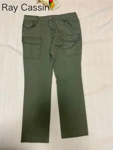 Ray Cassin 올리브 그린 캐주얼 팬츠