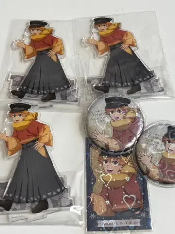 AGF 젠이츠 아크릴 스탠드 캔뱃지 폴라로이드풍 브로마이드