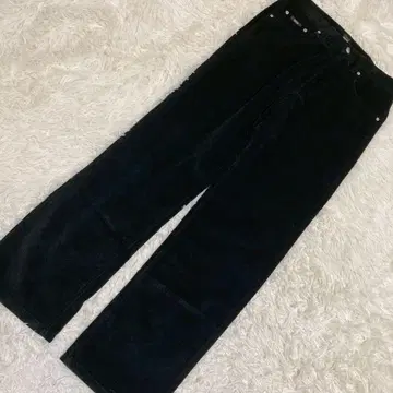 Boss 코듀로이 팬츠 블랙 W32-L34 캐주얼 돌려입기