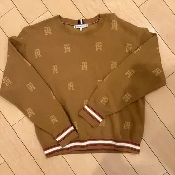 Tommy Hilfiger 베이지 긴팔 니트 XS