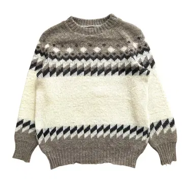 새상품급 70s80s 빈티지 Hilda ltd. 노르딕 니트