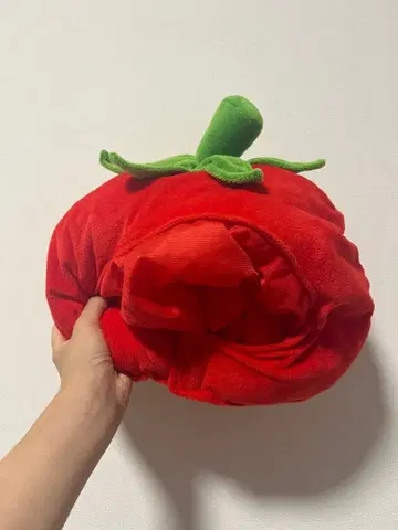 토마토 모양 할로윈 모자