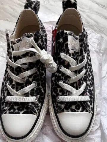 CONVERSE 레오파드 무늬 스니커즈 22.5