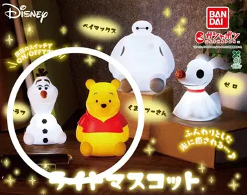 디즈니 캐릭터 라이트 마스코트 곰돌이 푸 올라프 가챠