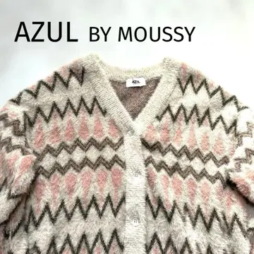 AZUL BY MOUSSY 모헤어 니트 가디건 프리 사이즈