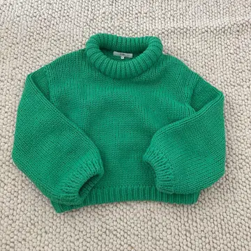 Tibi 그린 하이넥 니트 XS