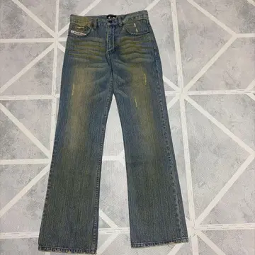 Nyklaus Jeans 블루 스트레이트 데님