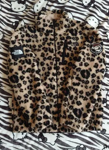 THE NORTH FACE 레오파드 보아 플리스 자켓