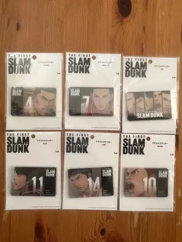 THE FIRST SLAM DUNK 슬램덩크 아크릴 스티커 세트