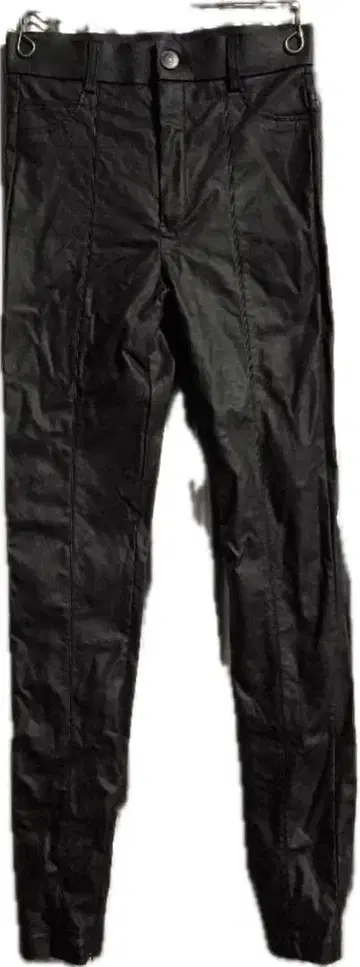 스키니 팬츠 여성용 코팅