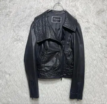 새상품급 그레이스 콘티넨탈 Diagram 가죽 자켓