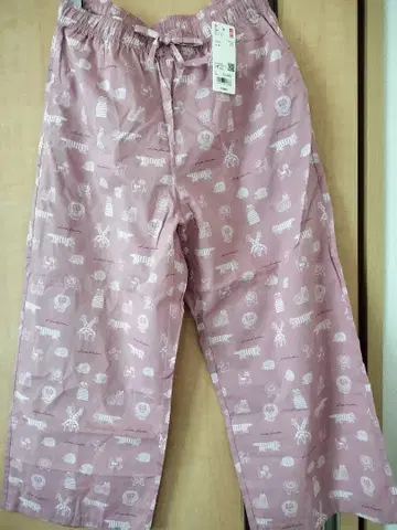 택 포함 새상품 유니클로 리사 라슨 리라코 L 룸웨어 스테테코 팬츠