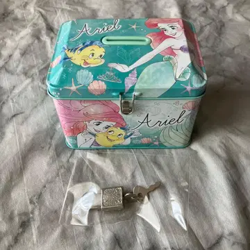 아리엘 인어공주 저금통 열쇠 포함