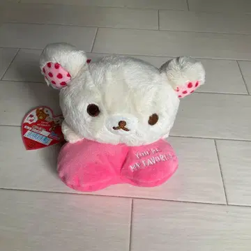 리락쿠마 하트 쿠션 봉제 인형 코리락쿠마 산엑스