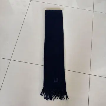 dunhill 네이비 머플러 100% 캐시미어