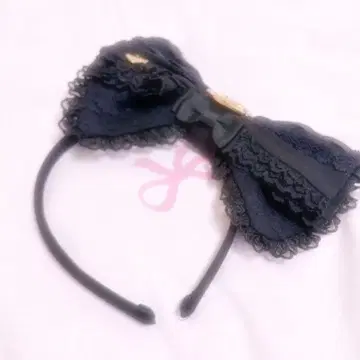 LIZLISA 도리 레이스 리본 머리띠