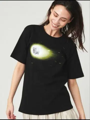 graniph 갤럭시 도그 T셔츠 M 블랙 슈퍼노바