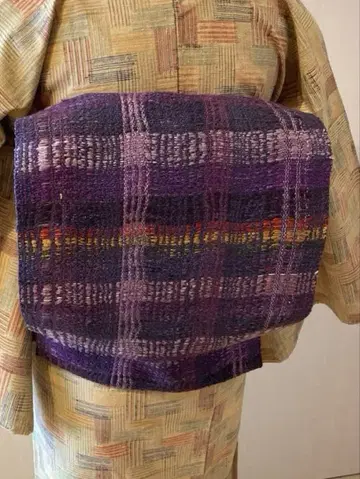 팔촌 나기 나고야 오비 오비야 스테마츠 수직 보라색