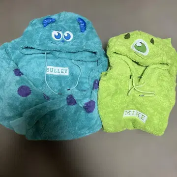 몬스터 주식회사 셜리 마이크 후드 부착 보아 플리스 후드티 플리스 후드티