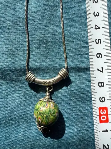 자바 구슬 목걸이