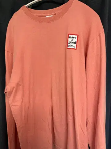 have a good time 로고 긴팔 T셔츠 L 사이즈
