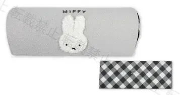 미피 다이애그널 체크 시리즈 안경 케이스 & 안경닦이 GY와 BE