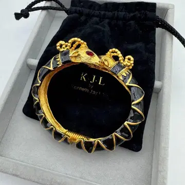 [ 보관 봉투 포함 ] KENNETH JAY LANE 드래곤 스톤 뱅글