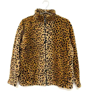 BLACK MOUNTAIN 블랙마운틴 레오파드 플리스