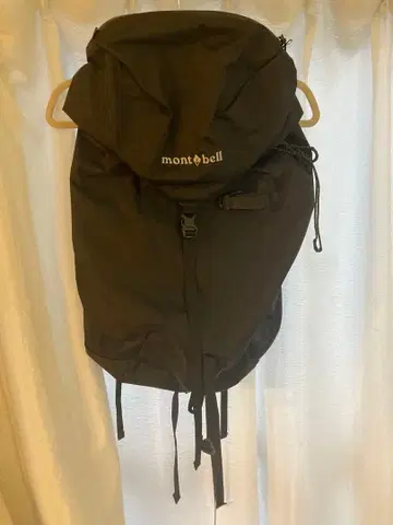 mont-bell 블랙 백팩