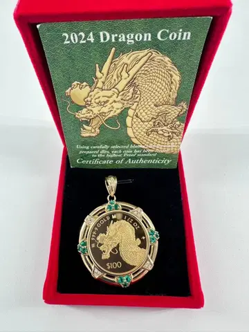 999.9 골드 드래곤 펜던트 2024년