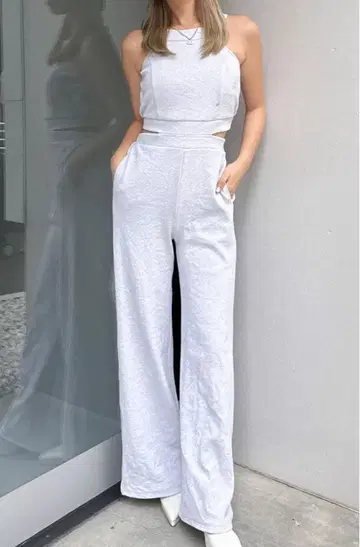 GYDA 백 ZIP 골지 올인원