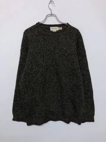 올드 Eddie Bauer 구제 의류 라인 믹스 컬러 니트 스웨터