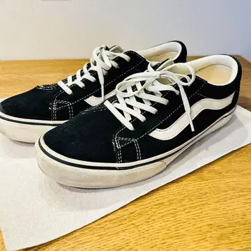 VANS 블랙 스웨이드 스니커즈 V359Cl 올드스쿨