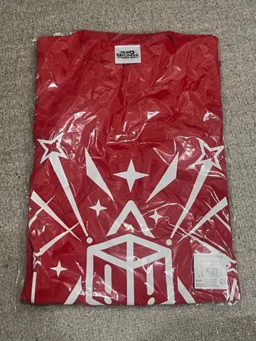 니지페스 2025 T셔츠 세트 레드 미니 응원봉