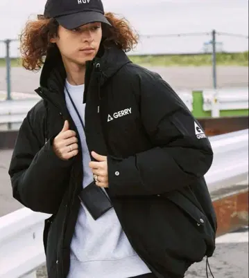 GERRY 다운 코트 BARK MANHATTAN L 클리닝 완료
