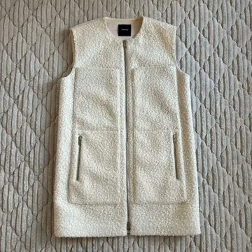 Theory Dawson Faux Zip Up Vest F