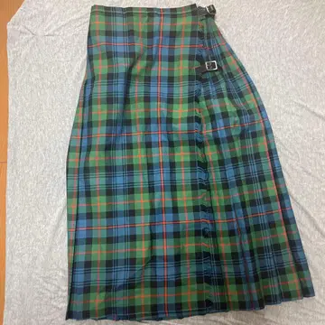 Glen Fyne 타탄 체크 롱 스커트 28
