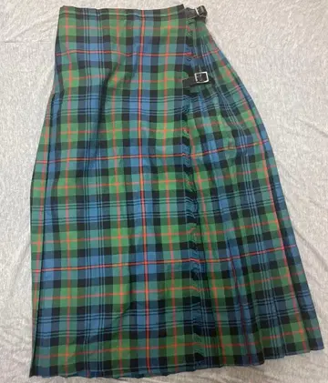 Glen Fyne 타탄 체크 롱 스커트 28