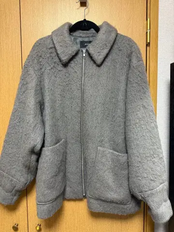 JEANASIS 그레이 플리스 자켓