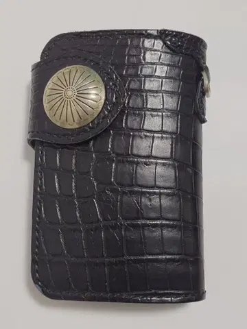 풀 오더 악어 가죽 지갑 2단 지갑