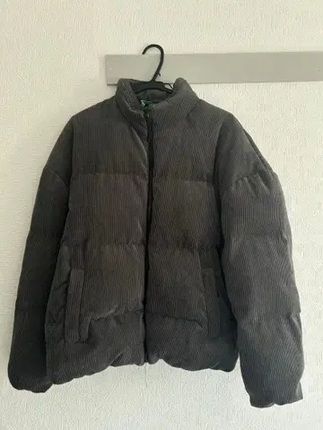 프리미엄 다운 코듀로이 자켓 그레이