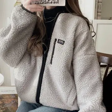 [ 25일까지 ] Java 플리스 자켓 LL 그레이 x 블랙