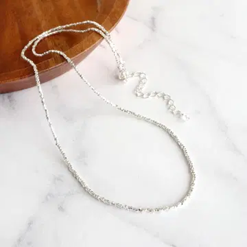 카렌 실버 1연 목걸이(1.2mm) *카렌 실버