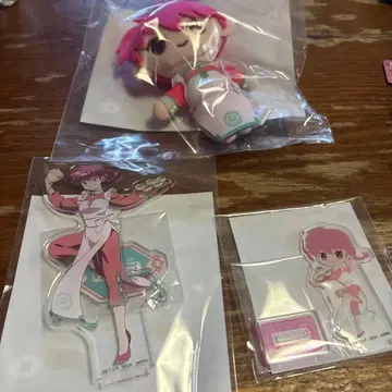 란마1/2 세가 럭키 쿠지 사오토메 란마 아크릴 스탠드 봉제 인형