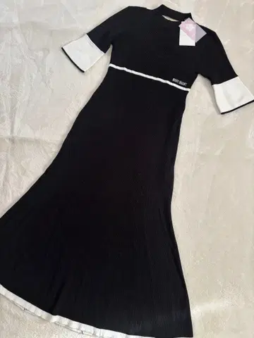 새상품 머큐리 듀오 MARYQUANT 콜라보 머메이드 니트 원피스 S